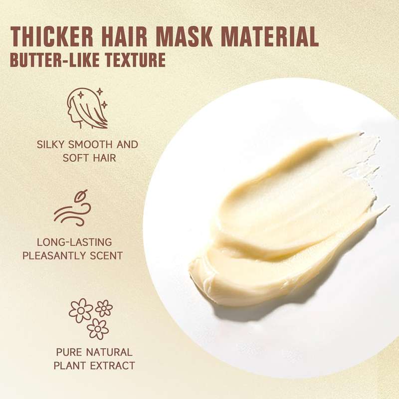 Karseell Hair Mask Collagen Maca Essence Deep Repair Argan Oil Hair Masks for Dry Damaged Hair Al...