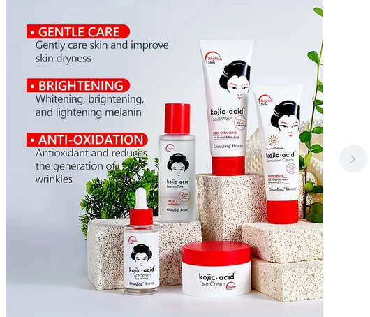 Kojic Acid Skin Care Series 5 Piece Set