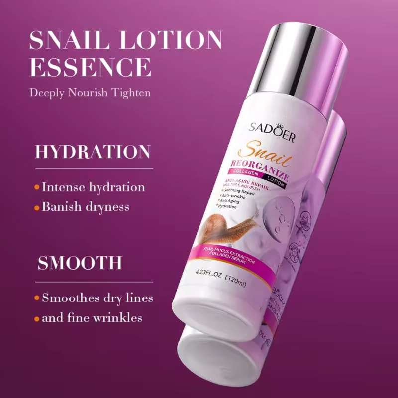 Snail Cleanser, Face Cream, Serum, Sleep Mask, Body Lotion & Hand Cream