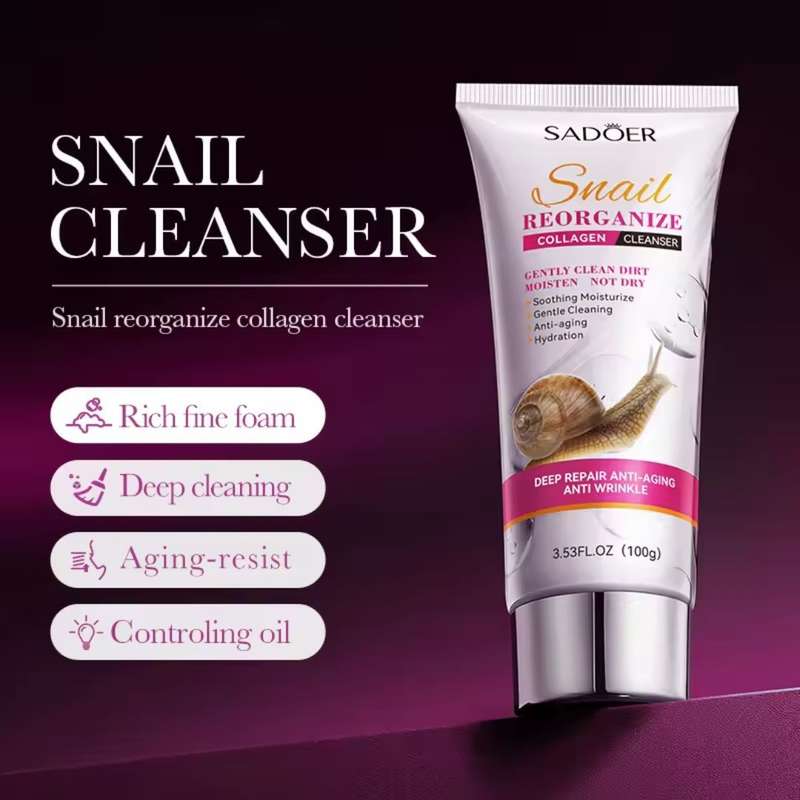 Snail Cleanser, Face Cream, Serum, Sleep Mask, Body Lotion & Hand Cream