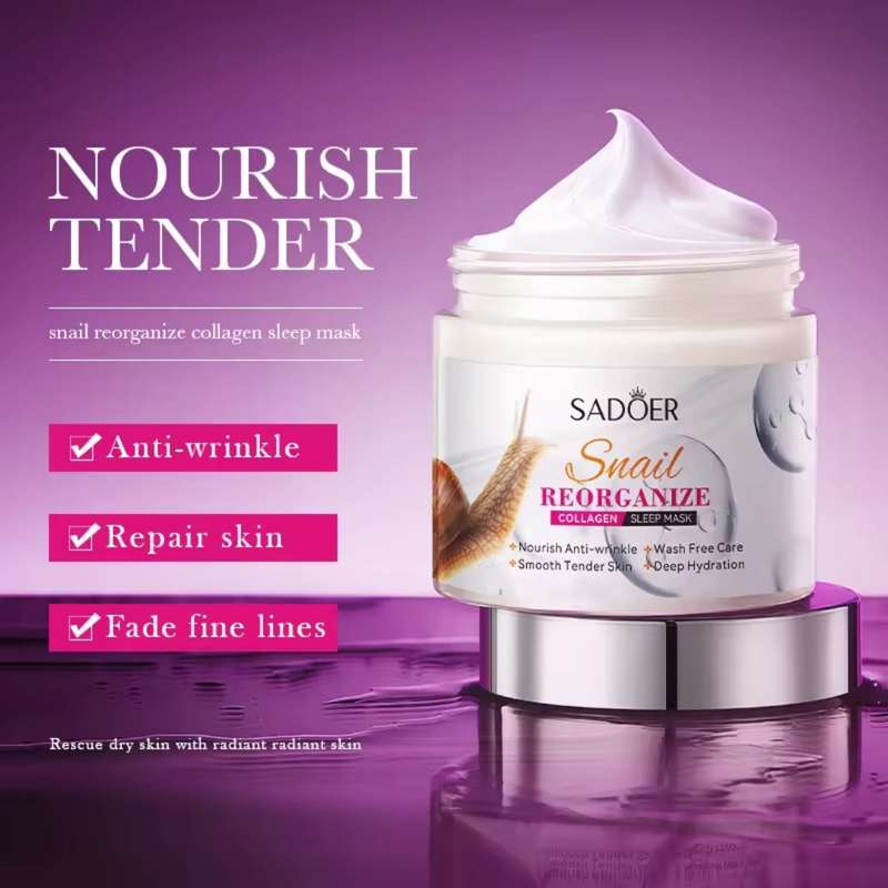 Snail Cleanser, Face Cream, Serum, Sleep Mask, Body Lotion & Hand Cream