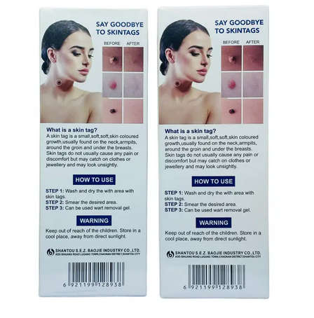 Tag & Wart Remover Solution