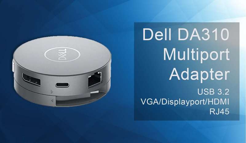 Dell 7-in-1 USB-C Multiport Adapter - DA310