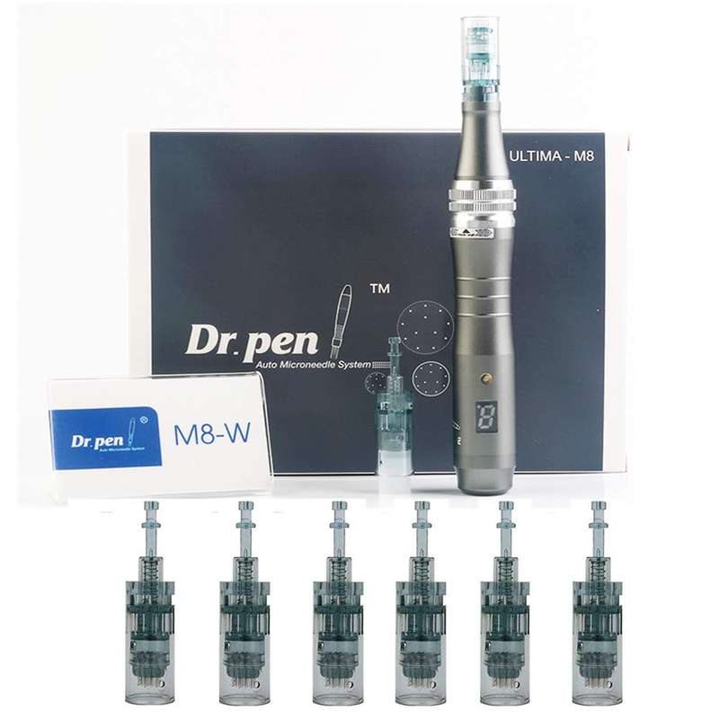 Dr Pen M8 Microneedling kit with 6 free cartridges