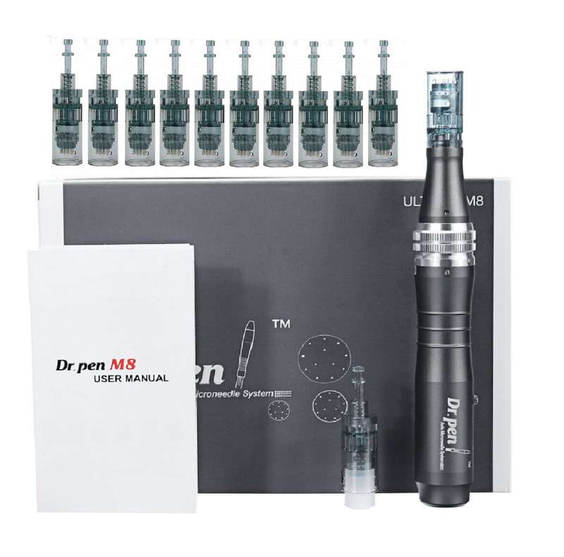 Dr Pen M8 Microneedling kit with 10 free cartridges