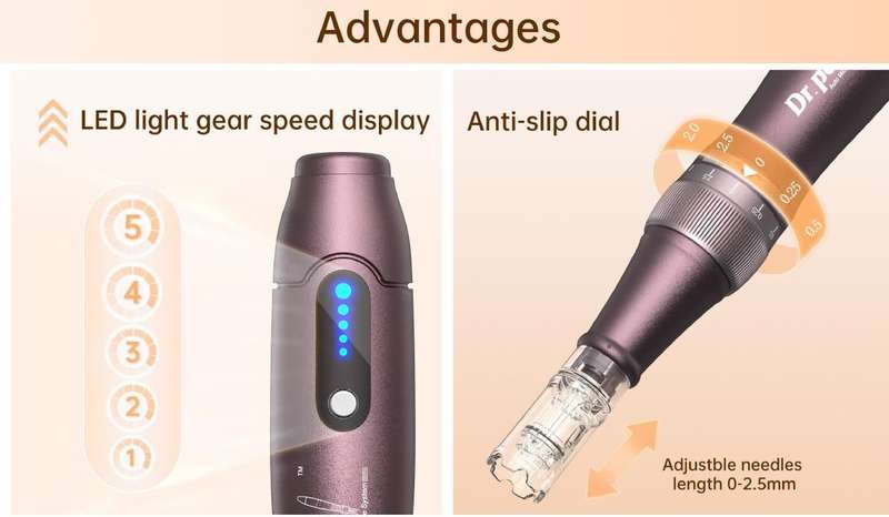 Dr Pen A10 Microneedling Kit with 10 Replacement Cartridges