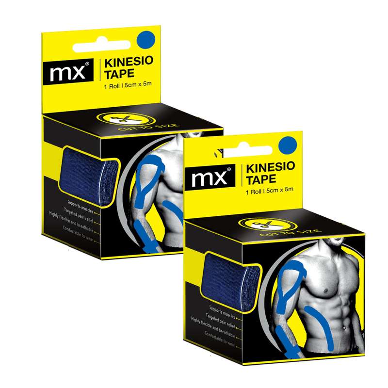 MX Kinesio Tape - 5cmx5m - 2 Boxes
