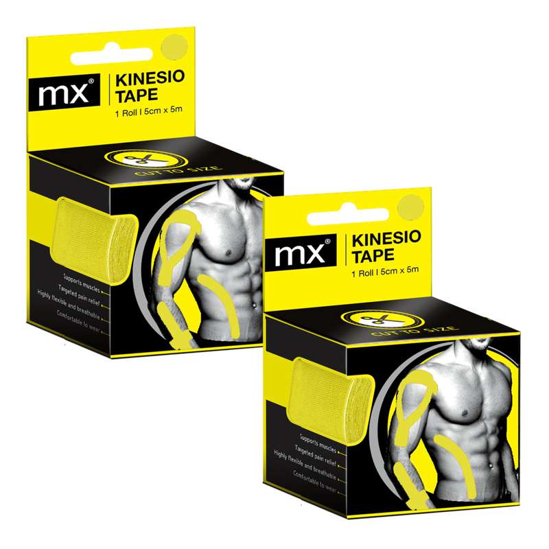 MX Kinesio Tape - 5cmx5m - 2 Boxes