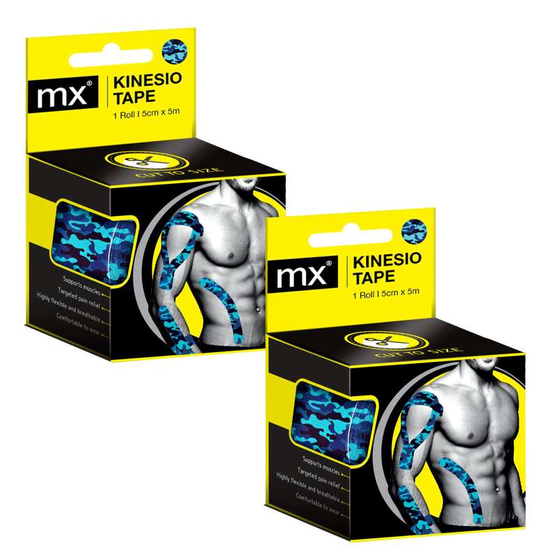 MX Kinesio Tape - 5cmx5m - 2 Boxes