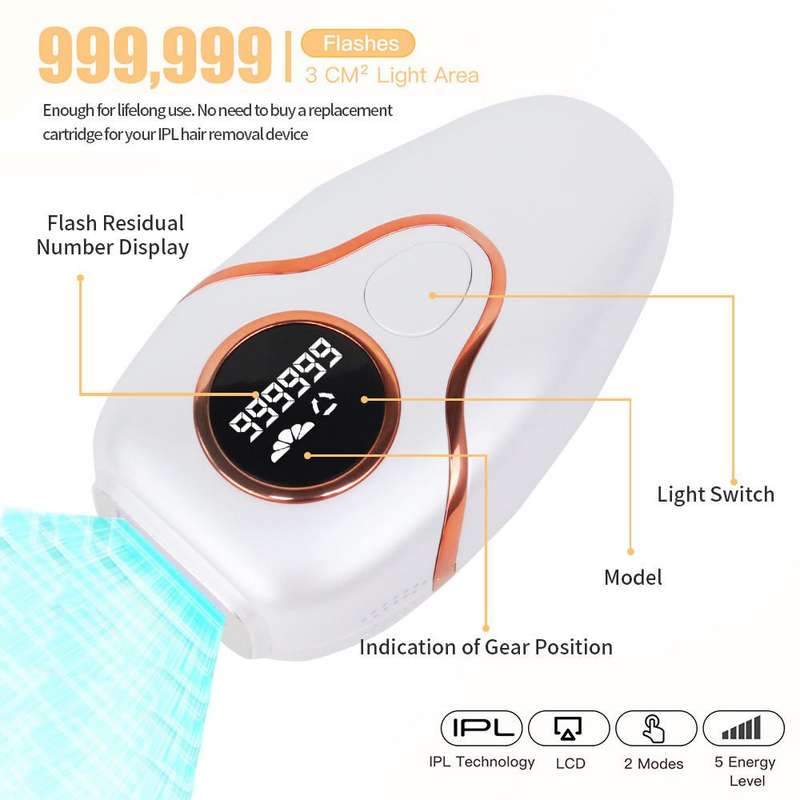 Laser hair Removal Device - IPL - For Home Use
