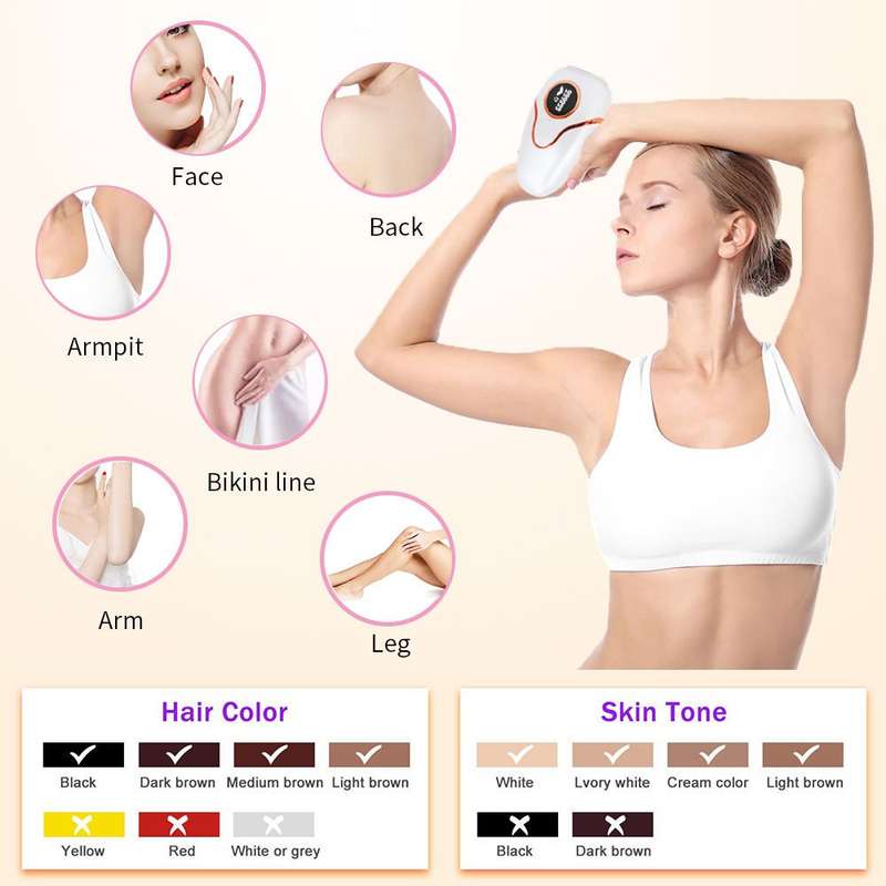 Laser hair Removal Device - IPL - For Home Use