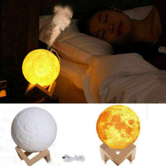 3D Moon Lamp Humidifier