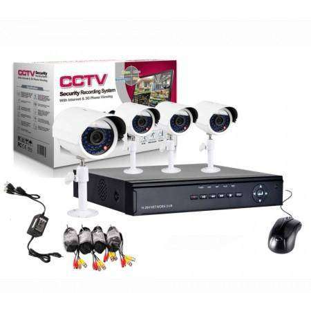 4 Channel CCTV Internet Phone Viewing