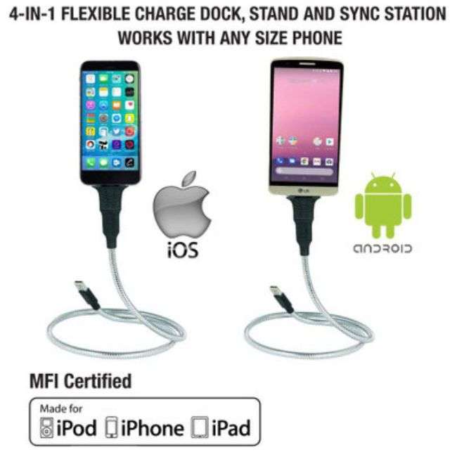 4 in 1 Flexible Charger Dock Stand