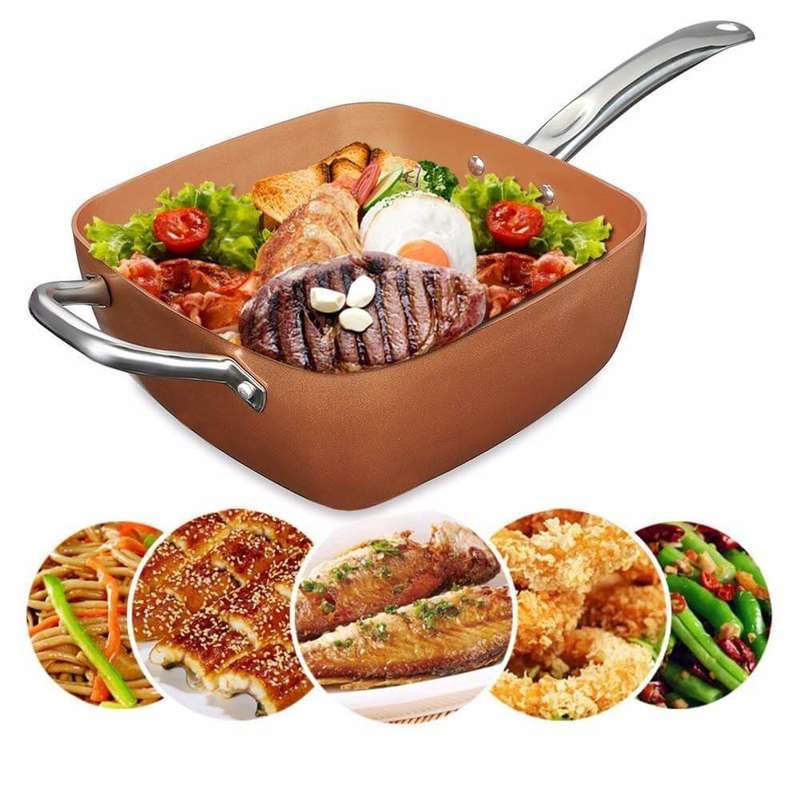 5Pcs Set Deep Dish Square Pan 9,5
