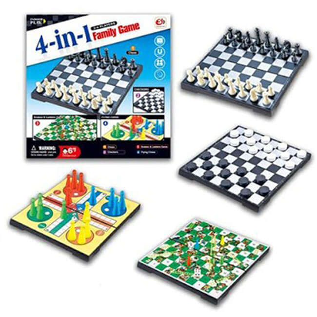 6 in 1 Family Board Game