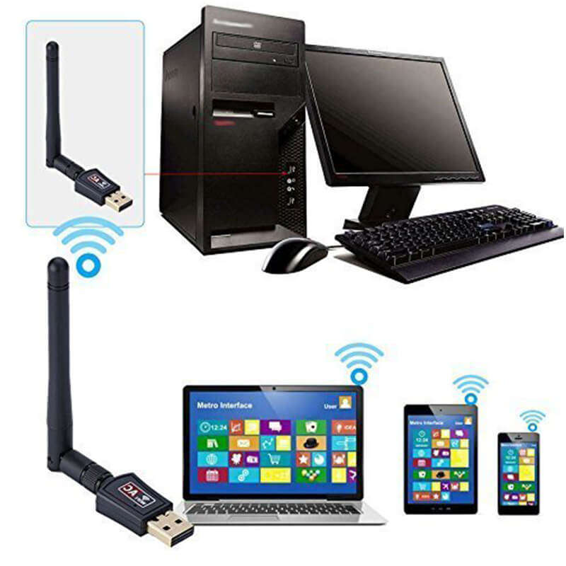 600Mbps Wireless Mini USB Adaptor WIFI Receiver