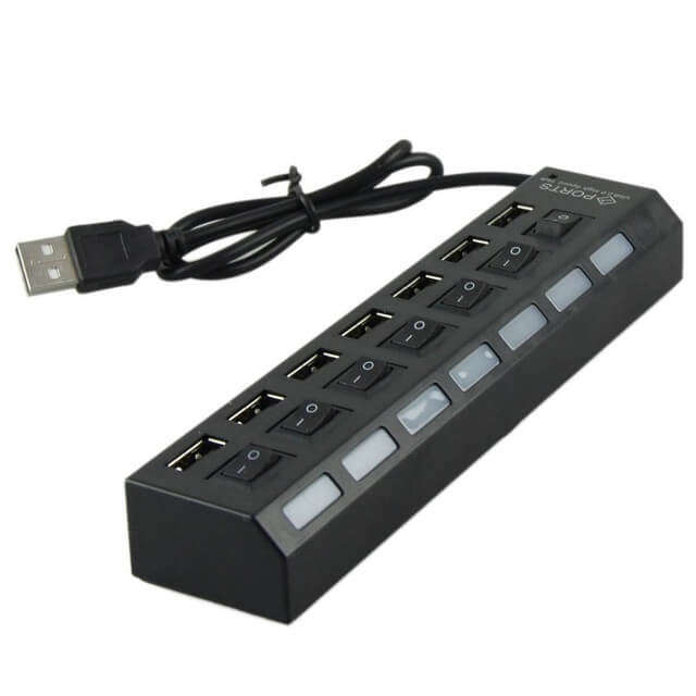 7 Ports HUB High Speed USB 2.0 Hub