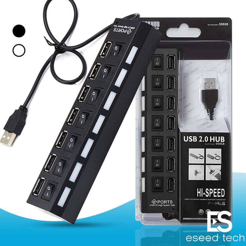 7 Ports HUB High Speed USB 2.0 Hub