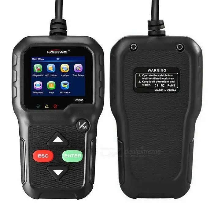 The KONNWEI KW680 OBD2 Automotive Diagnostic Scanner