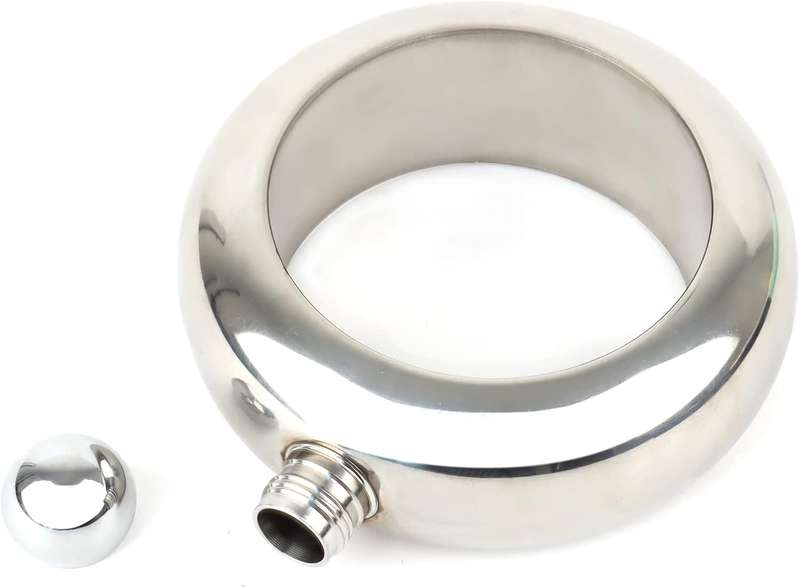 Stainless Steel Liquor Bangle Flask Bracelet