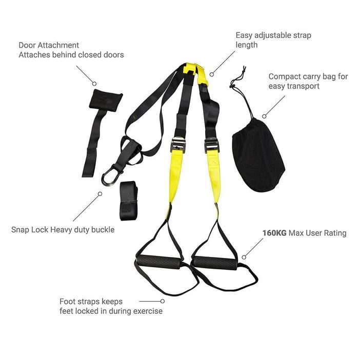 All in One Suspension Bodyweight Resistance System Kit