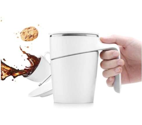 Clever Suction Design Spill Free Insulated Drink Mug