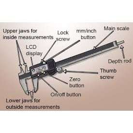 Digital caliper 150mm 6"