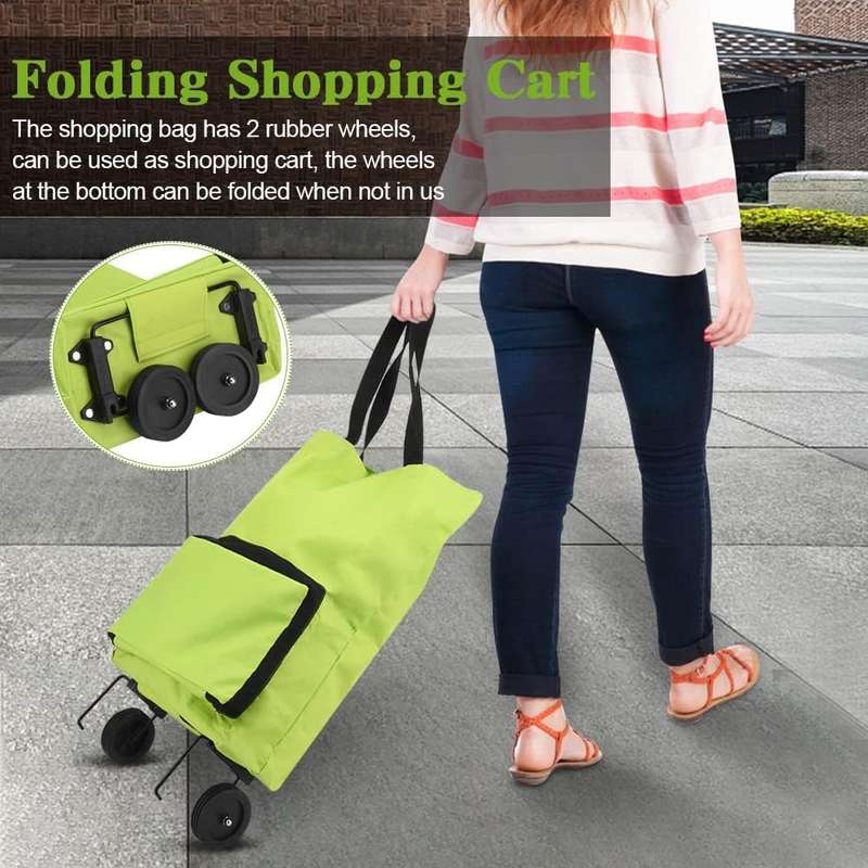 Folding Shopping Trolley Bag