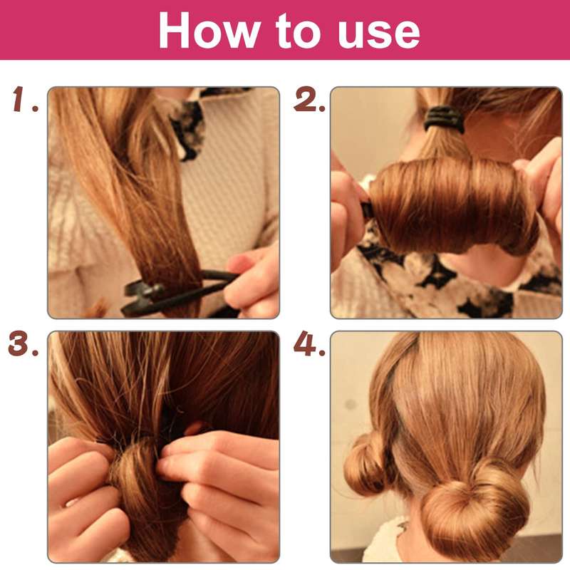 2pcs DIY Hair Styling Pigtails Braids Clip Set