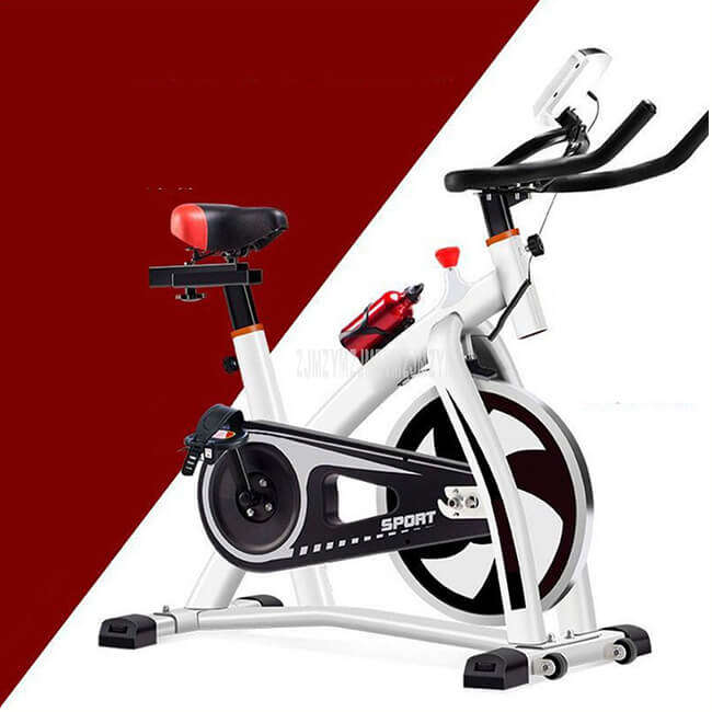 LCD Exercise Bike Indoor Cycling Ultra quiet Adjustment Sports Bicycle