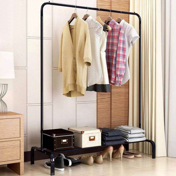 Metal Single Pole Clothes Rack