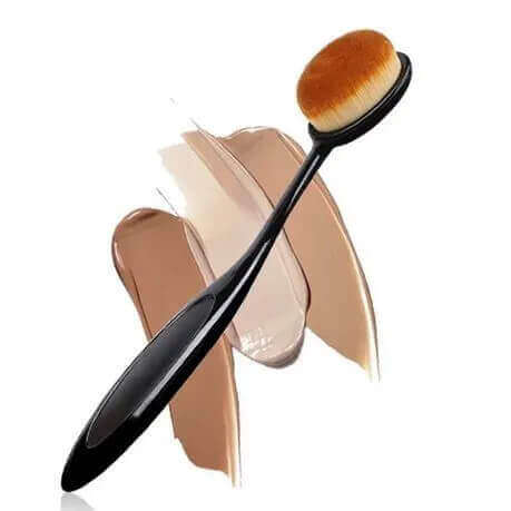 Mini Oval Makeup Brush Professional Oval Toothbrush Foundation