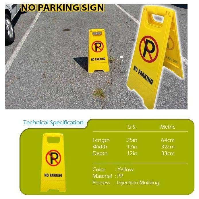 No Parking Signs Floor Sign