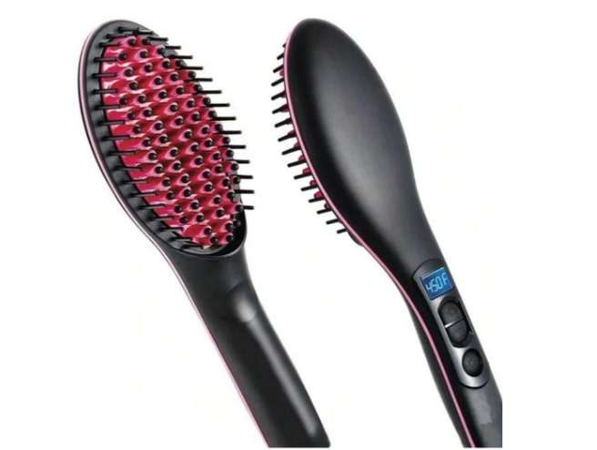 Straight Artifact LCD Hair Straightening Brush