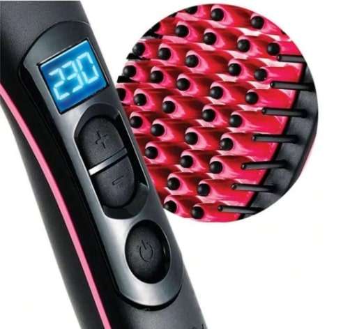 Straight Artifact LCD Hair Straightening Brush