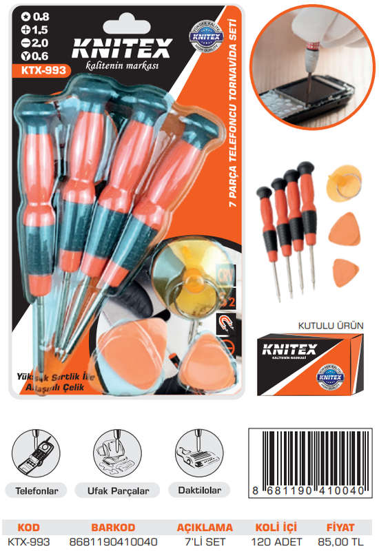 Screwdriver Set 7 Pieces