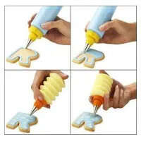 Squeeze Decoration Bottle Set of 2 Cookie and Cupcake Decorating