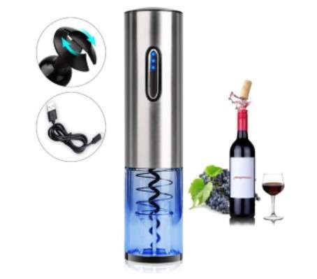Stainless Steel Rechargeable Electric Wine Opener