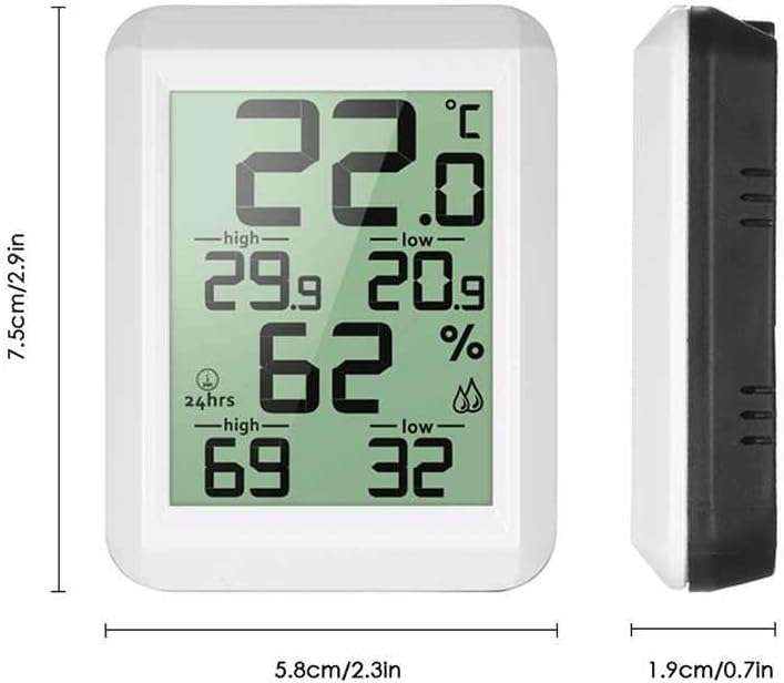 LCD Display Indoor Thermo hygrometer
