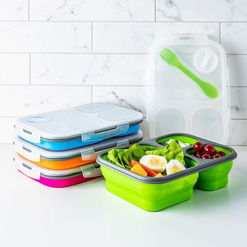 Silicone Foldable Lunch Box