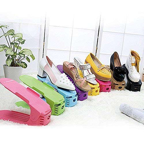 Set of 4 Plastic Shoe Organizers