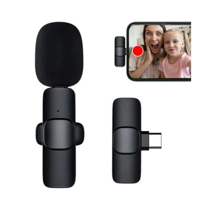 Wireless Lavalier Microphone for Android Type C