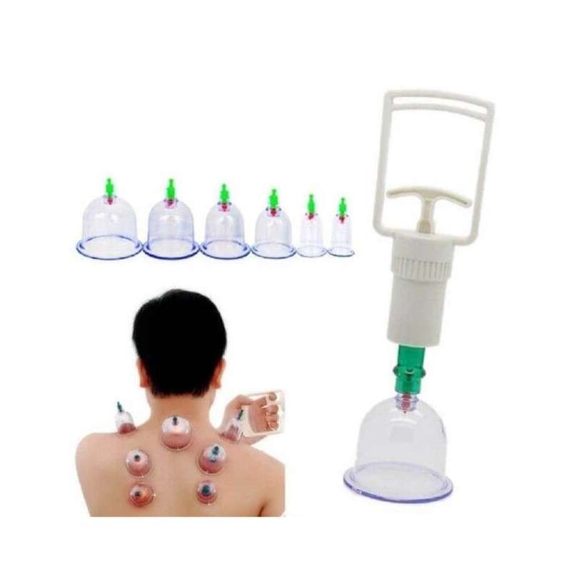 6 Pcs Chinese Body Cupping Massage Suction Therapy