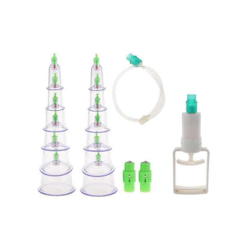 6 Pcs Chinese Body Cupping Massage Suction Therapy