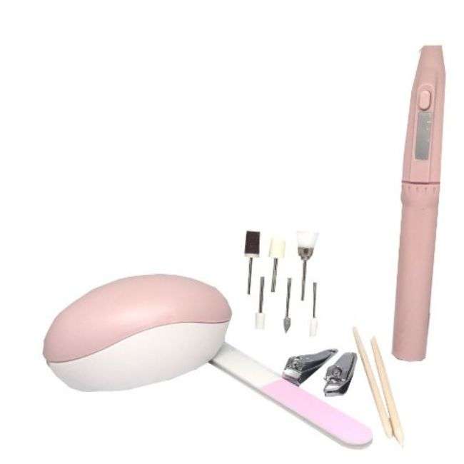 Pedi Mate Complete 12 Piece Handheld Pedicure/Manicure Set