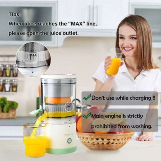 Citrus Juicer Squeezer Electric Rechargeable Machine Juicer