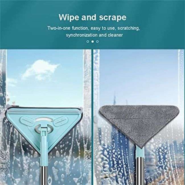 Microfiber Triangular Dust Mop