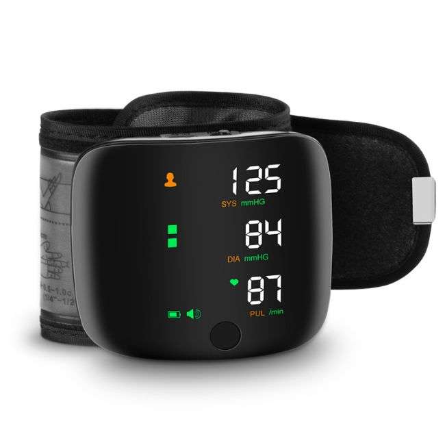 Rechargeable Voice Control Smart Electronic Wrist BP Monitor