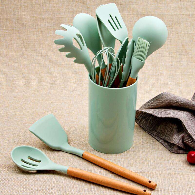 11 Piece Silicone Kitchen Utensil Set